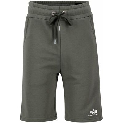 Alpha Industries Basic Shorts Small Logo Dunkeloliv 3XL Alpha Industries Basic Shorts Small Logo Dunkeloliv 3XL