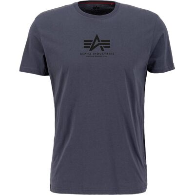 Alpha Industries Basic T-Shirt ML Grau-Schwarz / Schwarz S Alpha Industries Basic T-Shirt ML Grau-Schwarz / Schwarz S