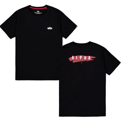 Alpha Industries Signature Puff Print BP T-Shirt Schwarz XXL Alpha Industries Signature Puff Print BP T-Shirt Schwarz XXL