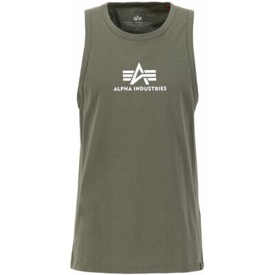 Alpha Industries Basic Tank Top Dunkeloliv L Alpha Industries Basic Tank Top Dunkeloliv L
