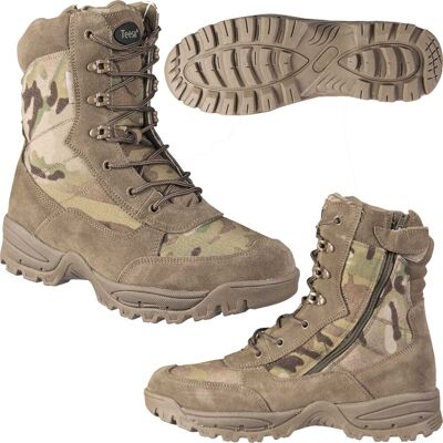 Mil-Tec Army Tactical Boot mit Zipper Multicam© 45 Mil-Tec Army Tactical Boot mit Zipper Multicam© 45