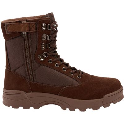Brandit Tactical Stiefel RV / SWAT Boot mit Zipper Braun 42 Brandit Tactical Stiefel RV / SWAT Boot mit Zipper Braun 42
