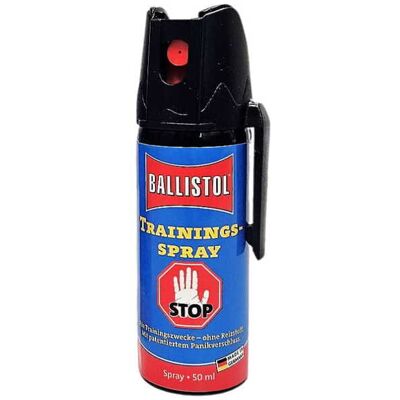 Ballistol Trainingsspray / Pfefferspray ohne Reizstoffe 50ml Ballistol Trainingsspray / Pfefferspray ohne Reizstoffe 50ml