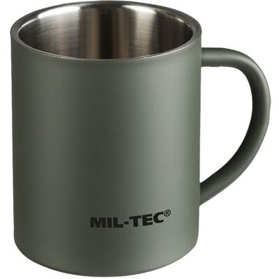 Mil-Tec 300-450ml Isolierte Tasse - Robuster Edelstahl für draußen Mil-Tec 300-450ml Isolierte Tasse - Robuster Edelstahl für draußen