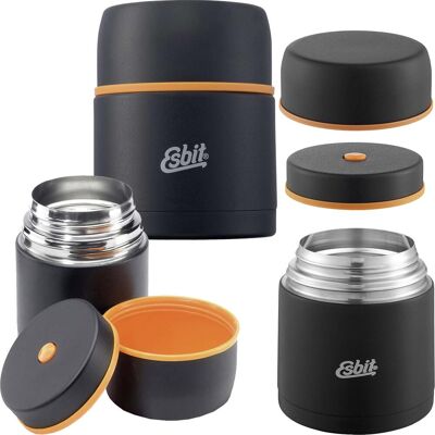 Esbit Edelstahl Isolierbehälter "Food" Schwarz 500ml Esbit Edelstahl Isolierbehälter "Food" Schwarz 500ml
