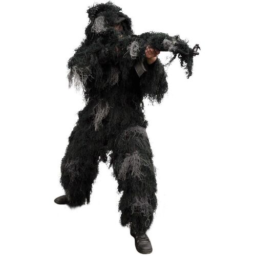 Mil-Tec Ghillie Suit Tarnanzug Anti Fire 5-tlg.   Night   M/L