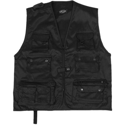 Mil-Tec Militär Jagd- und Anglerweste Schwarz 4XL Mil-Tec Militär Jagd- und Anglerweste Schwarz 4XL