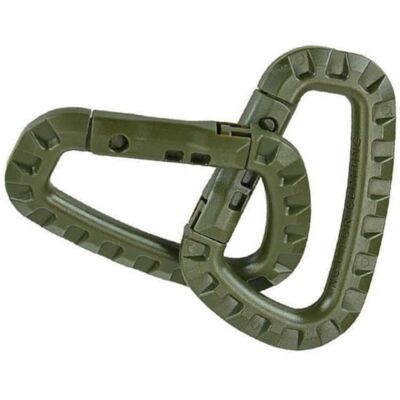 Mil-Tec 2er Pack Militär Karabiner ABS Oliv Mil-Tec 2er Pack Militär Karabiner ABS Oliv