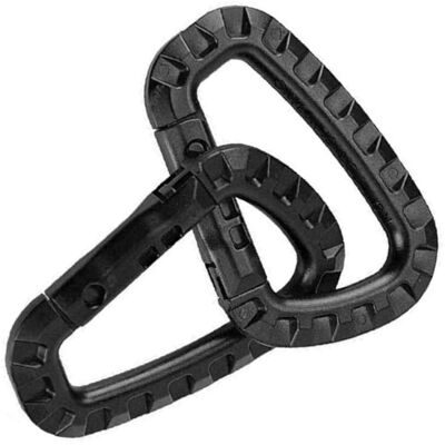Mil-Tec 2er Pack Militär Karabiner ABS Schwarz Mil-Tec 2er Pack Militär Karabiner ABS Schwarz