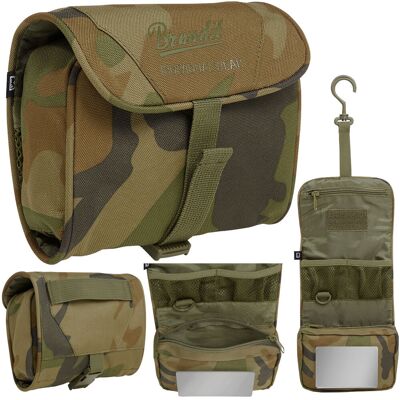 Brandit Molle Tasche Waschtasche Medium Woodland Brandit Molle Tasche Waschtasche Medium Woodland