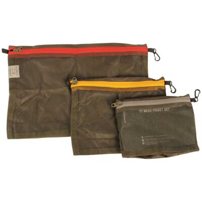 3er Pack Tasmanian Tiger Netztaschen TT Mesh Pocket Set 3er Pack Tasmanian Tiger Netztaschen TT Mesh Pocket Set