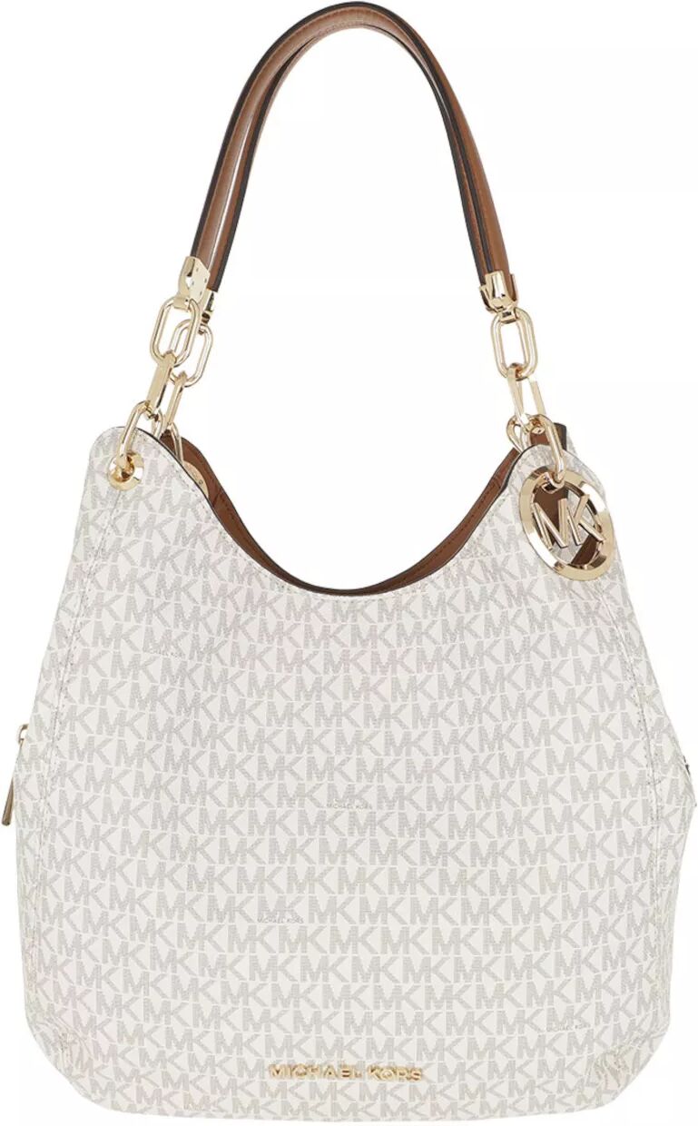 Michael Kors Crossbody Bags - Michael Kors Lillie Weiße Schultertasche 30T9G0LE3 - Gr. unisize - in Weiß - f�ür Damen