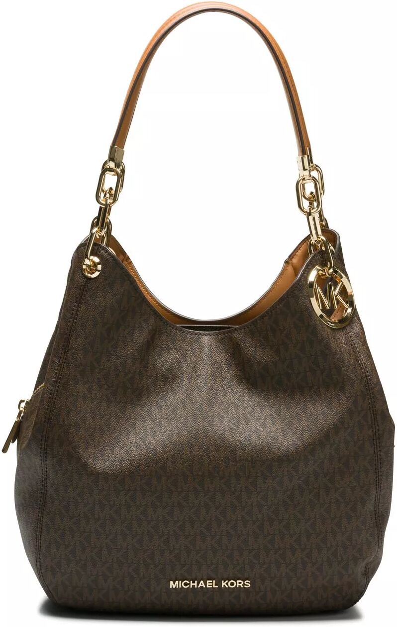 Michael Kors Crossbody Bags - Michael Kors Lillie Braune Schultertasche 30T9G0LE - Gr. unisize - in Braun - für Damen