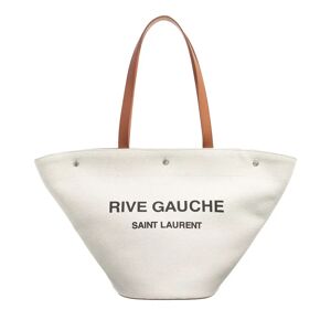 Saint Laurent Tote - Rive Gauche Tote Bag Canvas - Gr. unisize - in Creme - für Damen