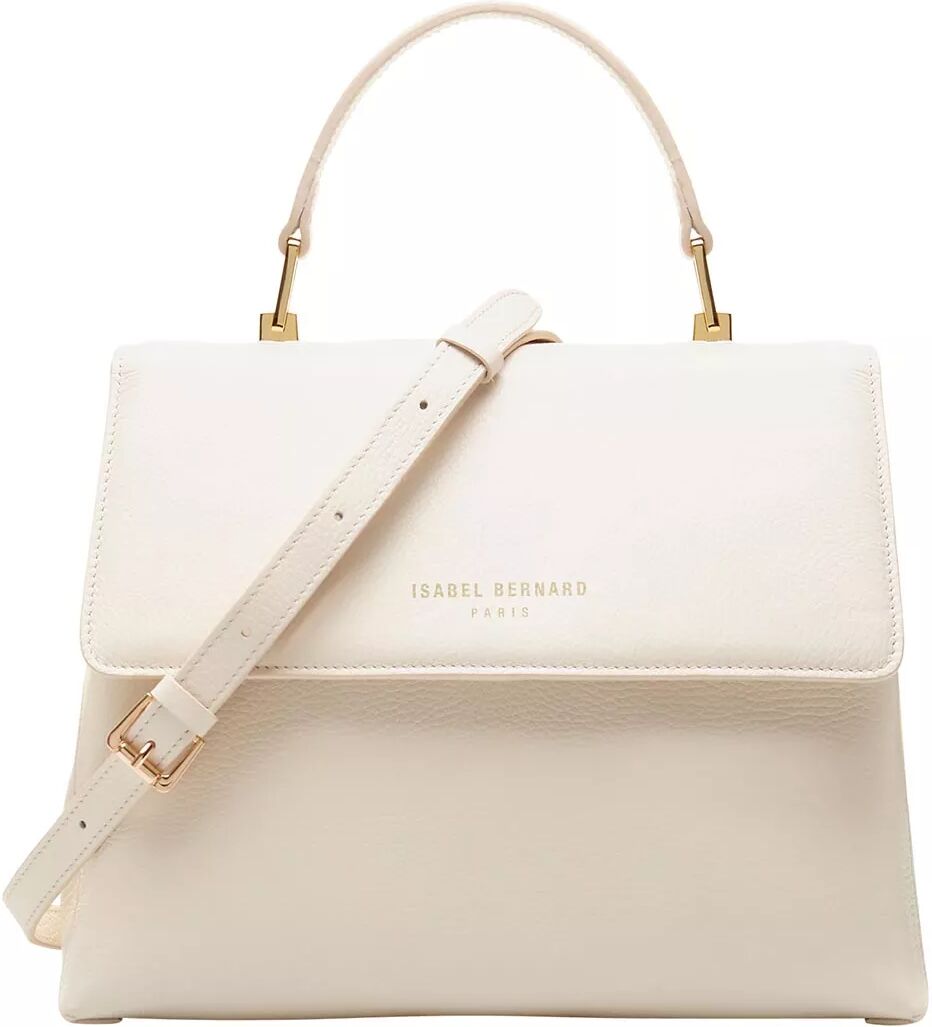 Isabel Bernard Satchel Bag - Femme Forte Gisel Créme Calfskin Leather Handbag - Gr. unisize - in Beige - für Damen