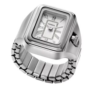 Fossil Uhr - Raquel Watch Ring Two-Hand Stainless Steel - Gr. unisize - in Silber - für Damen