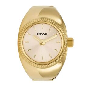 Fossil Uhr - Watch Ring Two-Hand Stainless Steel - Gr. unisize - in Gold - für Damen