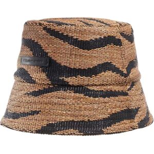 Stella McCartney Mützen - Hat Rafia Jacquard - Gr. 60 - in Beige - für Damen