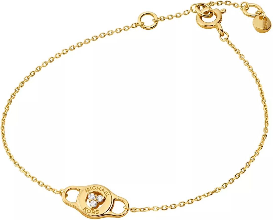 Michael Kors Armband - 14K Vergoldetes Sterling Silber Laborgewachsener D - Gr. M - in Gold - für Damen