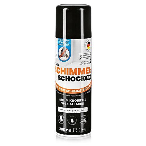 TONIS Schimmel-Schock 5.0 Spezialfarbe gegen Schimmel & Neubildung 300ml Spraydose