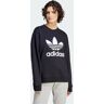 Adidas FM3272 TRF CREW SWEAT Übergroßes Sweatshirt Sweatshirts Damen Schwarz Größe 44