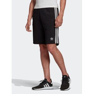 Adidas DH5798 3 STRIPE Baumwoll-Trainingsanzug-Bermuda-Shorts Hosen und Shorts Herren Schwarz Größe S