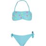 Leonardo Bandeau Bikini Strandmode Mädchen Blau Größe 04