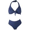 Bellissima SIENA Damen-Bikini, ungefüttert, Körbchengröße B, mit Bügel Bikini Damen Blau Größe 44B