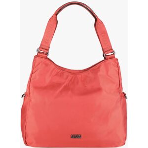 Coveri Collection Damentasche aus einfarbigem Stoff Shopper Damen Orange Größe Unica