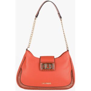 Laura Biagiotti Hobo-Tasche für Damen mit Kette Shopper Damen Orange Größe Unica