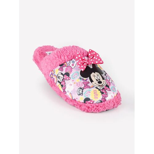 Disney Minnie Hausschuhe für Mädchen Hausschuhe Mädchen Fuchsie Größe 34/35