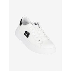 Calvin Klein Schnürsneaker für Kinder Sneaker low Junge Weiß Größe 29