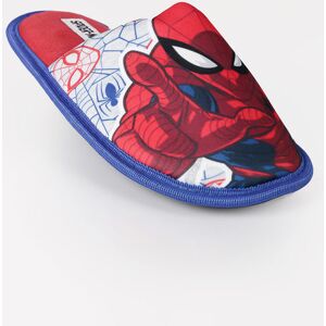 Marvel Spider-Man Stoffpantoffeln für Kinder Hausschuhe Junge Grau Größe 32/33