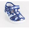 Cox Geschlossene Sandalen für Jungen aus Canvas Flache Sandalen Junge Blau Größe 21