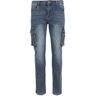 Swing Sense Herren-Cargojeans mit großen Taschen Jeans Slim Fit Herren Jeans Größe 48