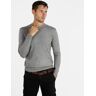 Ange Wear Strickpullover für Herren mit Rundhalsausschnitt Pullover Herren Grau Größe XL