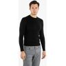 Ange Wear Strickpullover für Herren mit Rundhalsausschnitt Pullover Herren Schwarz Größe L