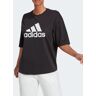 Adidas HK0504 Oversize-Modell Damen-T-Shirt Kurzarm T-Shirt Damen Schwarz Größe M