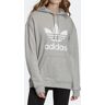 Adidas Kleeblatt Hoodie FM3304 Kapuzenpullover Sweatshirts Damen Grau Größe 40