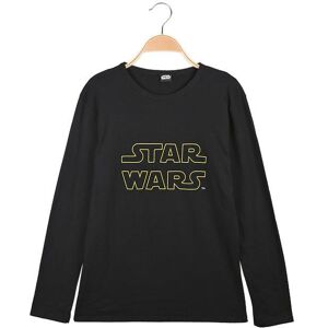 Star Wars Jungen T-Shirt mit Aufdruck Lange Ärmel T-Shirt Junge Schwarz Größe M