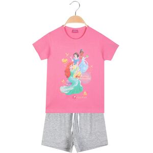 Disney Princess Kurzes Set für Mädchen aus Baumwolle mit Prinzessinnen Sets 3-16 Jahre alt Mädchen Rosa Größe 07