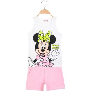 Disney MICKEY and FRIENDS Kurzes Set für Mädchen mit Minnie Sets 3-16 Jahre alt Mädchen Weiß Größe 03/04