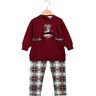 Mini Rap 2-teiliges Set für Baby-Sweatshirt + Gesetze 0-36 M Sets Mädchen Rot Größe 18/24