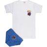 Marvel Spider-Man 2 teiliges Unterwäsche-Set für Jungen T-Shirt + Slip Koordinierte Unterwäsche Junge Weiß Größe 05/06