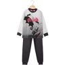 Batman Langer Schlafanzug für Jungen Pyjama Junge Grau Größe 05/06