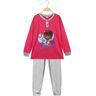 Disney Plüsch Arzt Mädchen langer Pyjama Pyjama Mädchen Fuchsie Größe 05/06