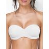 SieLei 2550 Gepolsterter Bandeau-BH, Körbchengröße B Bras Damen Weiß Größe 05