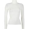 Sublyme Milsto Kaschmir Langarm-Rollkragenpullover für Damen Camisolen Damen Weiß Größe S