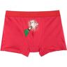 Bluoltremare Silvester-Mann-Boxer mit Aufdruck Boxershorts Herren Rot Größe 06