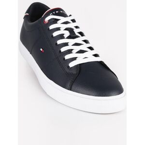 Tommy Hilfiger Unverzichtbare Herren-Ledersneaker Sneaker low Herren Blau Größe 40